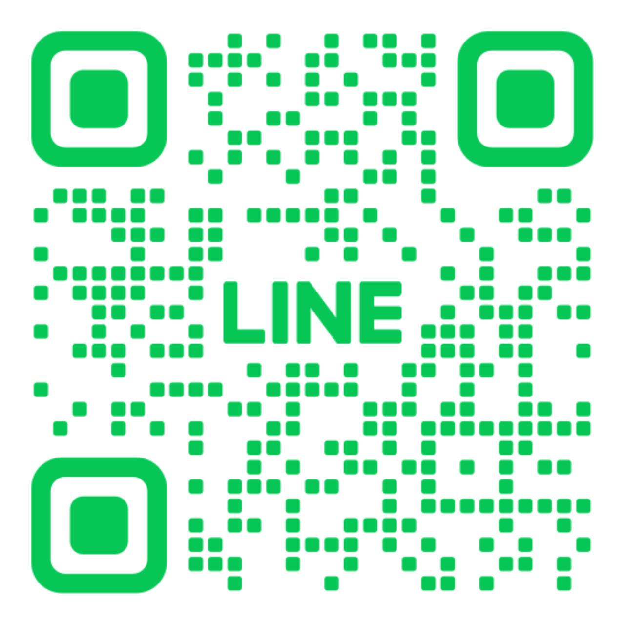 QR Code LINE OA ส้มตำโชคดีถูกปาก